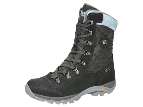 Brütting Damen Fenella Winterstiefel, Anthrazit/Blau, 42 EU von Brütting