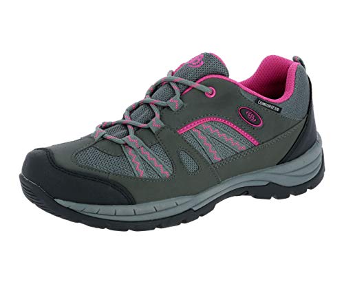 Brütting Fresno Damen Trekking- & Wanderhalbschuhe, Anthrazit/ Pink, 37 EU von Brütting