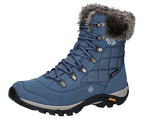 Brütting Damen Himalaya Schneestiefel, blau, 36 EU von Brütting