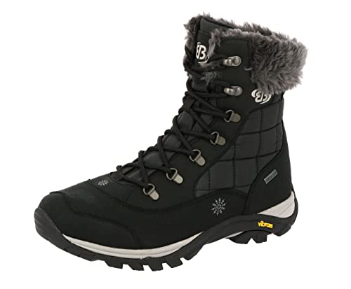 Brütting Himalaya Damen Schneestiefel, Schwarz, 41 EU von Brütting