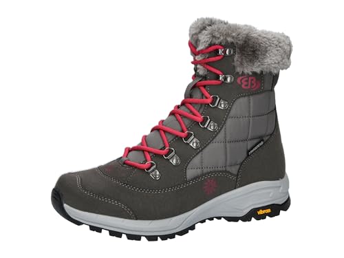 Brütting Damen Himalaya Winterstiefel, Grau/Pink, 42 EU Brütting Damen Himalaya Winterstiefel, Grau/Pink, 42 EU von Brütting