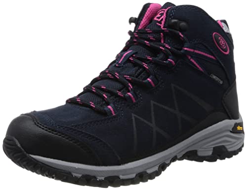 Brütting Damen Kansas High Traillaufschuhe, Marine/pink, 36 EU von Brütting