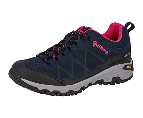 Brütting Kansas Damen Trekking- & Wanderhalbschuhe, Marine/ Pink, 39 EU von Brütting