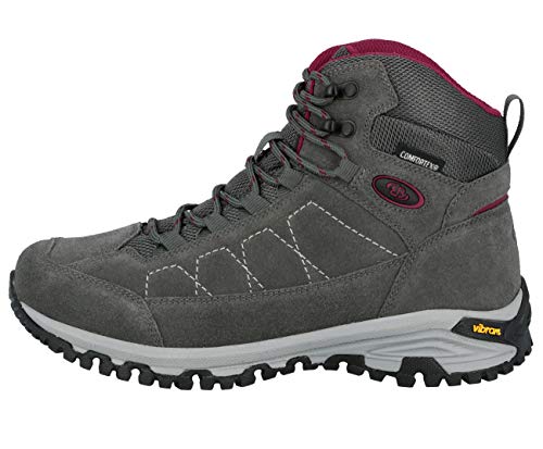 Brütting Mount Adams High Damen Outdoor- & Trekkingschuh, Grau/ Bordeaux, 44 EU von Brütting