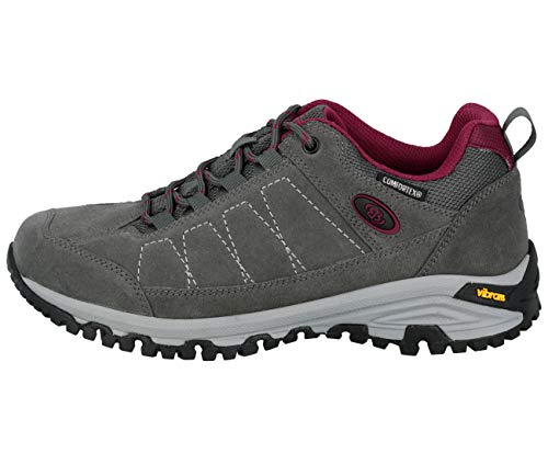 Brütting Mount Adams Low Damen Outdoor- & Trekkingschuh, Grau/ Bordeaux, 38 EU von Brütting