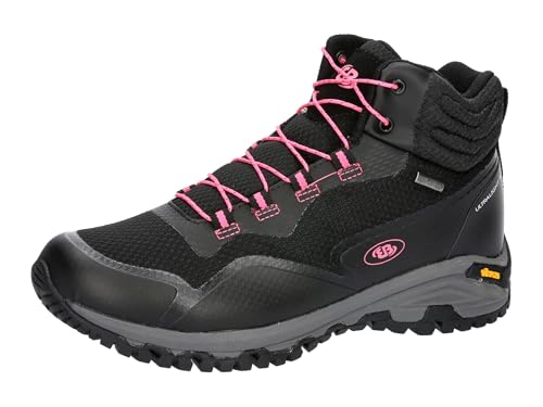 Brütting Damen Mount Clarke Traillaufschuhe, schwarz/pink, 40 EU von Brütting