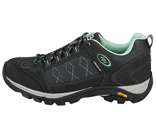 Brütting Mount Cook Low Damen Outdoor- & Trekkingschuh, Anthrazit/ Mintgrün, 37 EU von Brütting