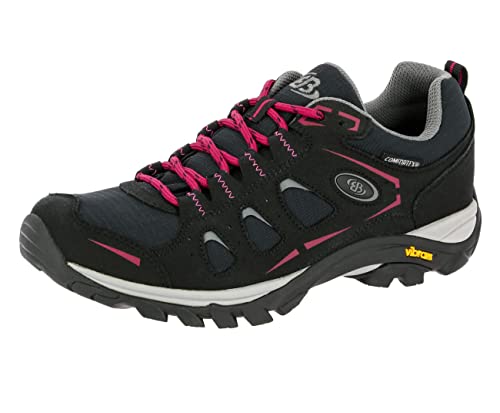 Brütting MOUNT FRAKES LOW Damen Trekking- & Wanderhalbschuhe, Schwarz/ Pink, 36 EU von Brütting