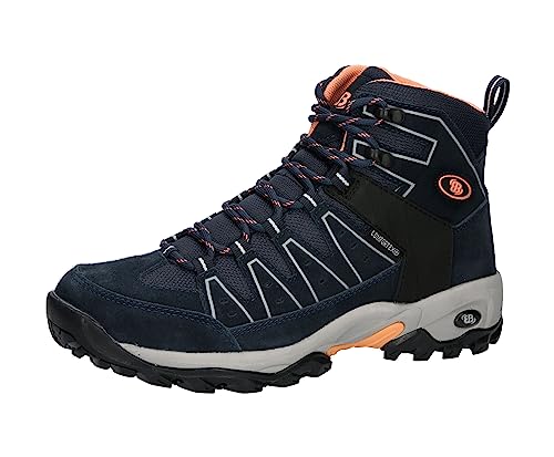 Brütting Damen Mount Pinos High Traillaufschuh, Marine/lachs, 37 EU von Brütting