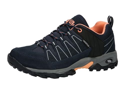 Brütting Damen Mount Pinos Low Traillaufschuh, Marine/lachs, 42 EU von Brütting