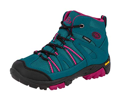 Brütting Mädchen OHIO HIGH Trekking- & Wanderstiefel, Türkis/ Pink, 39 EU von Brütting