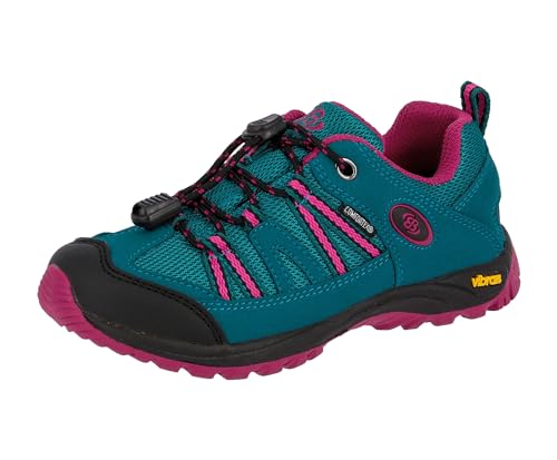 Brütting Unisex Kinder Ohio Low Trekking-& Wanderhalbschuhe, Türkis Pink, 36 EU von Brütting