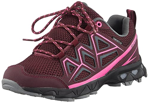 Brütting Unisex Power Trekking-& Wanderhalbschuhe, Bordeaux/grau/pink, 36 EU von Brütting