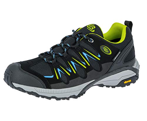 Brütting Damen Expedition Outdoor- & Trekkingschuh, Schwarz Lemon Blau, 46 EU von Brütting