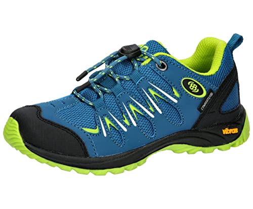 Brütting Expedition Kids Traillaufschuhe, Petrol/Lemon, 27 EU von Brütting