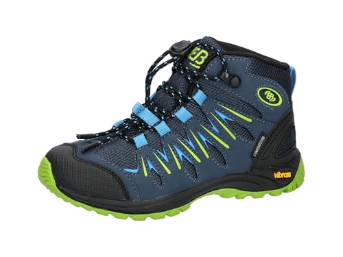 Brütting Expedition Kids High Traillaufschuhe, Marine/blau/Lemon, 25 EU von Brütting