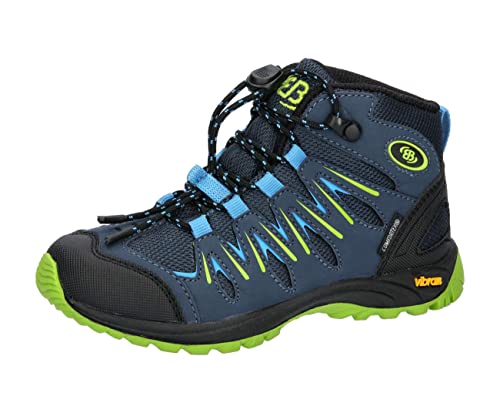 Brütting Expedition Kids High Traillaufschuhe, Marine/blau/Lemon, 25 EU von Brütting