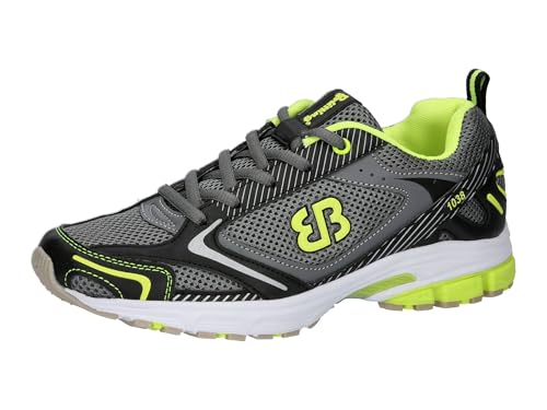 Brütting Fusion Herren Fitnessschuhe, Grau/ Schwarz/ Lemon, 39 EU von Brütting