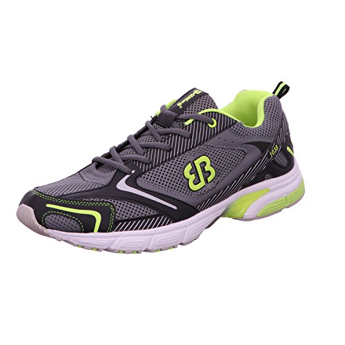 Brütting Fusion Herren Fitnessschuhe, Grau/ Schwarz/ Lemon, 40 EU von Brütting