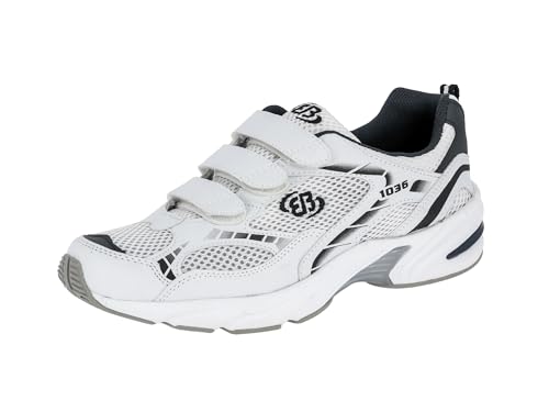 Brütting Force V Unisex Erwachsene Fitnessschuhe, Weiß/ Blau/ Silber, 39 EU von Brütting