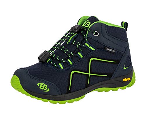 Brütting Guide High Unisex Kinder Trekking- & Wanderstiefel, Marine Lemon, 25 EU von Brütting