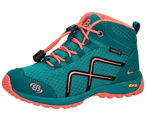 Brütting Unisex Kinder Guide High Cross-Laufschuhe, Petrol Lachs, 34 EU Brütting Unisex Kinder Guide High Cross-Laufschuhe, Petrol Lachs, 34 EU von Brütting
