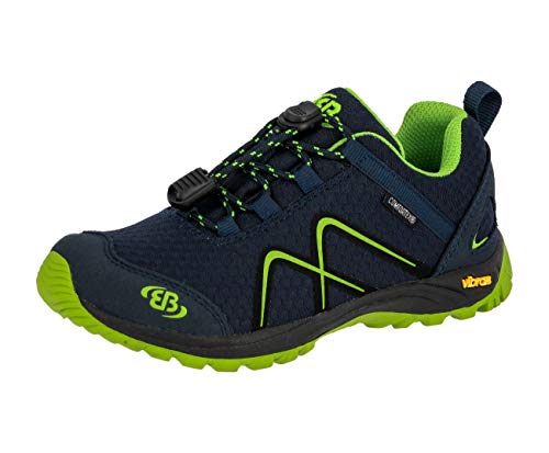 Brütting Unisex Kinder Guide Trekking- & Wanderhalbschuhe, Marine/ Lemon, 39 EU von Brütting