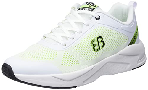 Brütting Herren Basejumper Laufschuhe, weiß/Lemon, 36 EU von Brütting