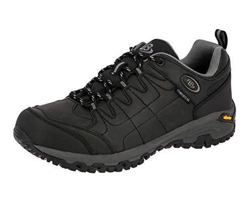 Brütting Unisex Blackburn Low Trekking- & Wanderhalbschuhe, Schwarz Grau, 39 EU von Brütting