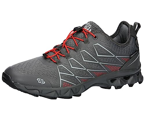 Brütting Herren Mission Traillaufschuh, grau/rot, 41 EU von Brütting