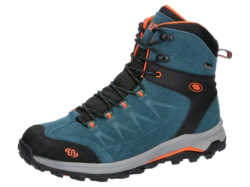 Brütting Herren Mount Chester High Trekkingsstiefel, Petrol/Orange, 42 EU von Brütting