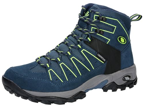 Brütting Herren Mount Pinos High Trekkingsstiefel, Marine/Lemon, 42 EU von Brütting