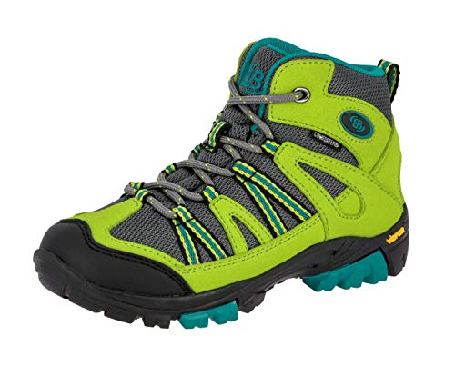 Brütting Unisex Kinder Ohio High Trekking- & Wanderstiefel, Lemon Grau Blau, 39 EU von Brütting