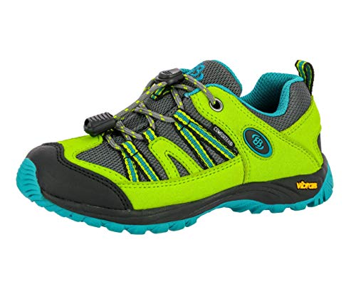 Brütting Unisex Kinder Ohio Low Trekking-& Wanderhalbschuhe, Lemon Grau Blau, 40 EU von Brütting