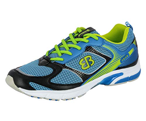 Brütting Runaway Unisex Fitnessschuhe, Blau/ Schwarz/ Lemon, 46 EU von Brütting