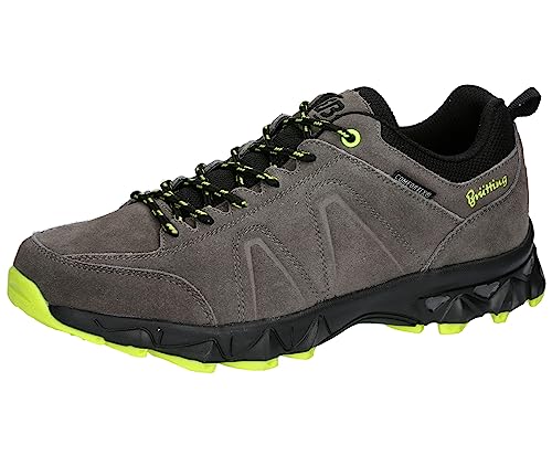 Brütting Herren Southlake Traillaufschuh, grau/schwarz/Lemon, 37 EU von Brütting