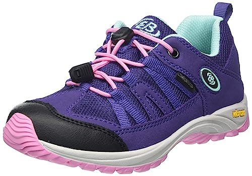 Brütting Jungen Mädchen Ohio Low Traillaufschuh, lila/rosa/türkis, 26 EU von Brütting