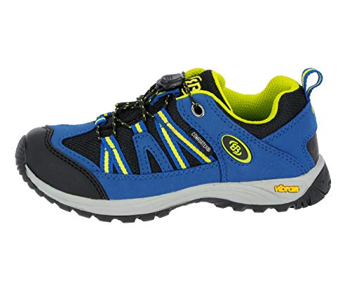 Brütting Unisex Kinder Ohio Low Trekking-& Wanderhalbschuhe, Blau Schwarz Lemon, 41 EU von Brütting