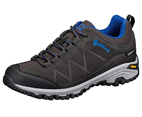 Brütting Kansas Unisex Cross-Laufschuh, anthrazit/blau, 42 EU von Brütting