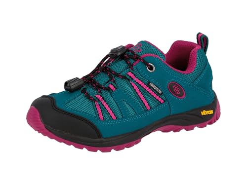 Brütting Unisex Kinder Ohio Low Trekking-& Wanderhalbschuhe, Türkis Pink, 33 EU von Brütting