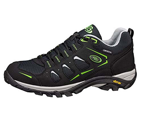 Brütting Mount Frakes Low Unisex Cross-Laufschuh, schwarz/grau/lemon, 36 EU von Brütting