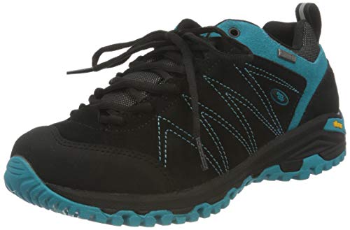 Brütting Mount Kapela Low Unisex Erwachsene Cross-Laufschuh, Schwarz/ Türkis, 37 EU von Brütting