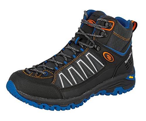 Brütting Unisex Mount Meloni Trekking-& Wanderstiefel, Schwarz Orange Blau, 42 EU von Brütting