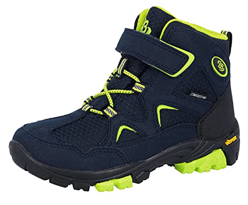 Brütting Jungen Mount Mera Kids High Cross-Laufschuh, Marine/ Lemon, 31 EU von Brütting