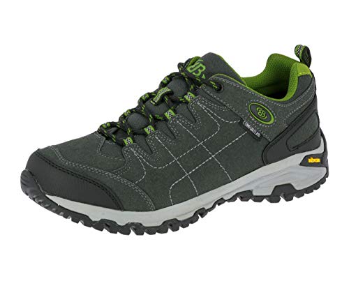 Brütting Unisex Mount Shasta Low Trekking- & Wanderhalbschuhe, Anthrazit Grün, 42 EU von Brütting