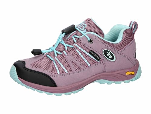 Brütting Unisex Kinder Ohio Low Trekkingsschuhe, Rosa Türkis, 37 EU von Brütting
