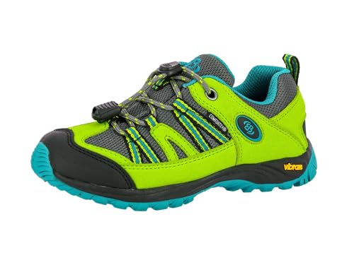 Brütting Unisex Kinder Ohio Low Trekking-& Wanderhalbschuhe, Lemon Grau Blau, 32 EU von Brütting
