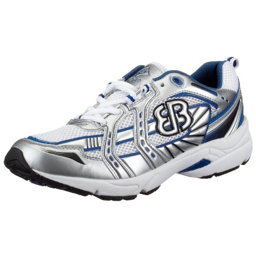 Brütting Premium 111066, Unisex - Erwachsene Sportschuhe - Running, weiss, (weiss-silber-blau ), EU 39 von Brütting