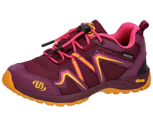 Brütting Rockwall Trekkingsschuhe, Bordeux/Pink/Orange, 32 EU von Brütting