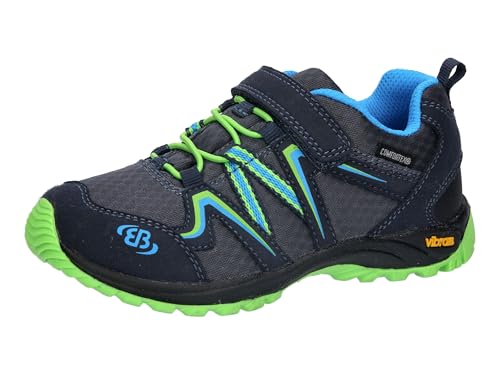 Brütting Rockwall Trekkingsschuhe, Marine/Blau/Lemon, 33 EU von Brütting